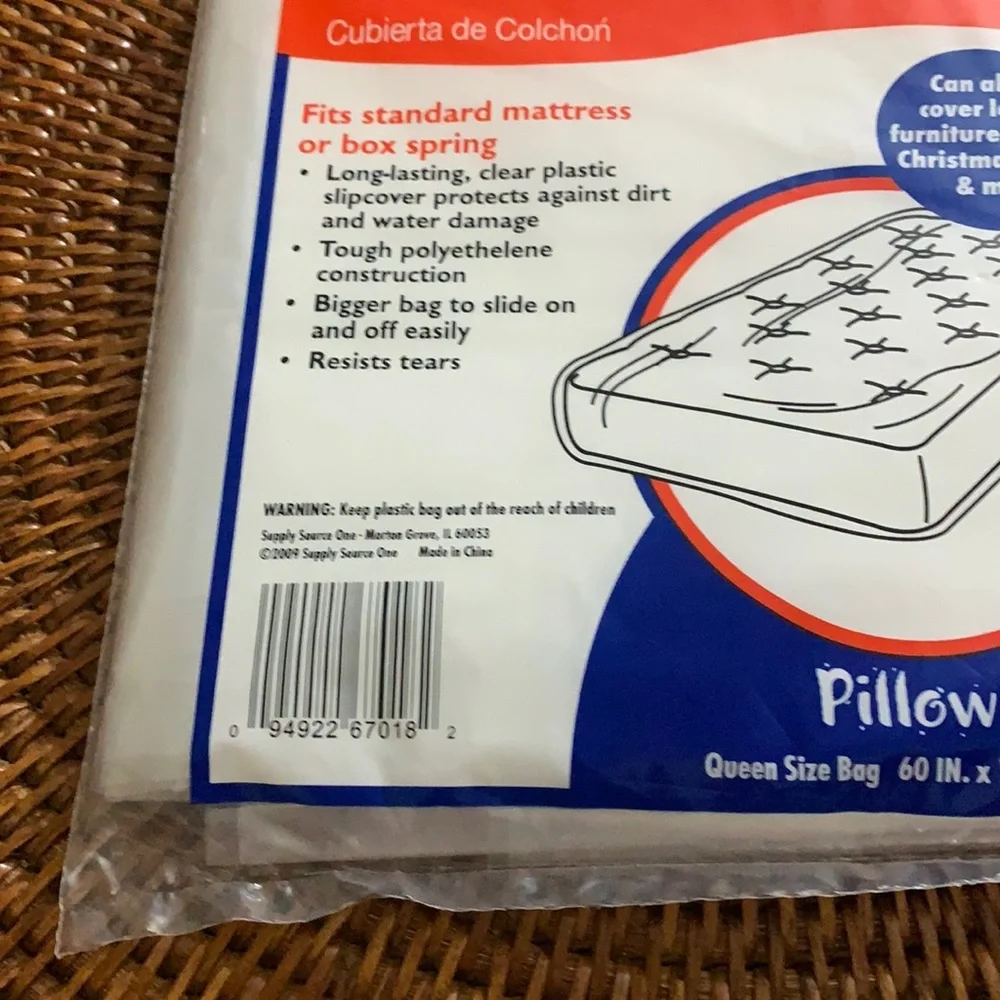 Queen Mattress Cover Pillow Top Fits Standard mattress or Box Spring 60x14x96